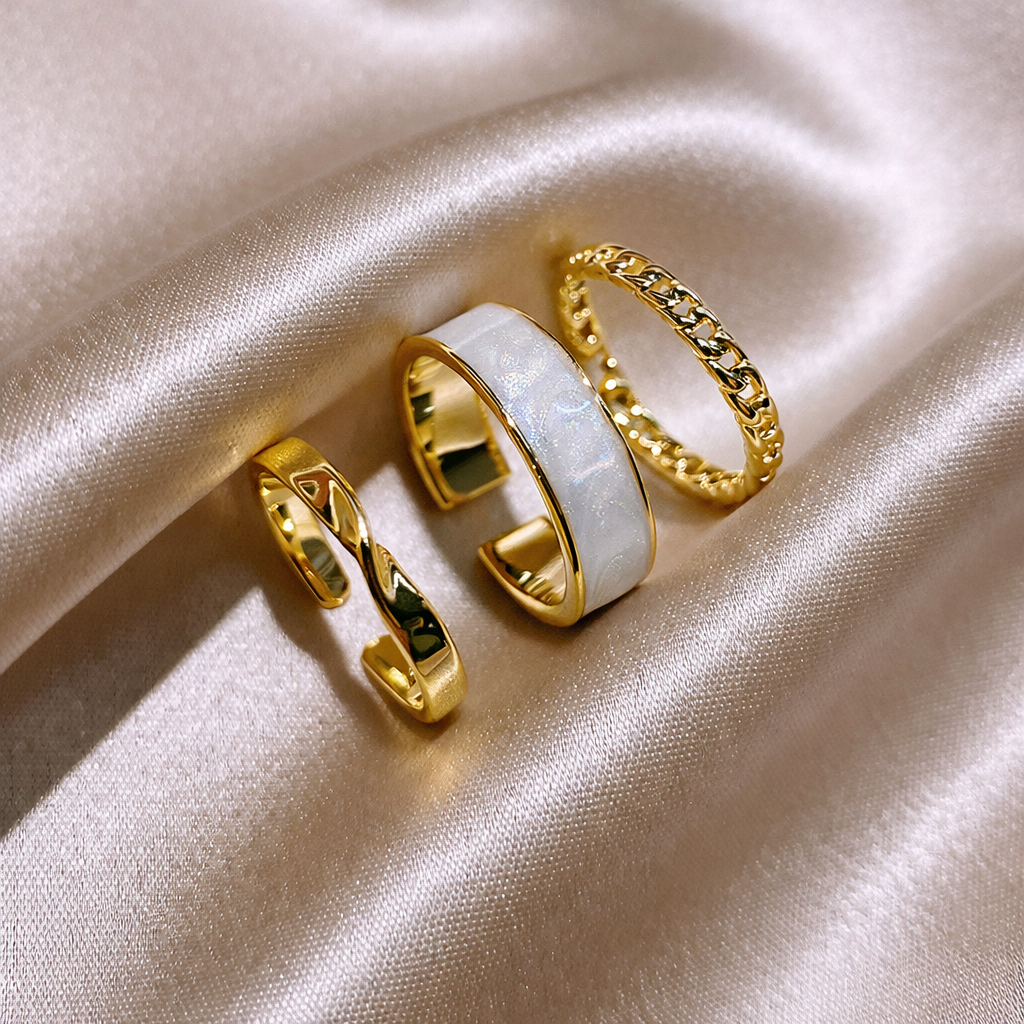 StackedGlow™ Ring Trio