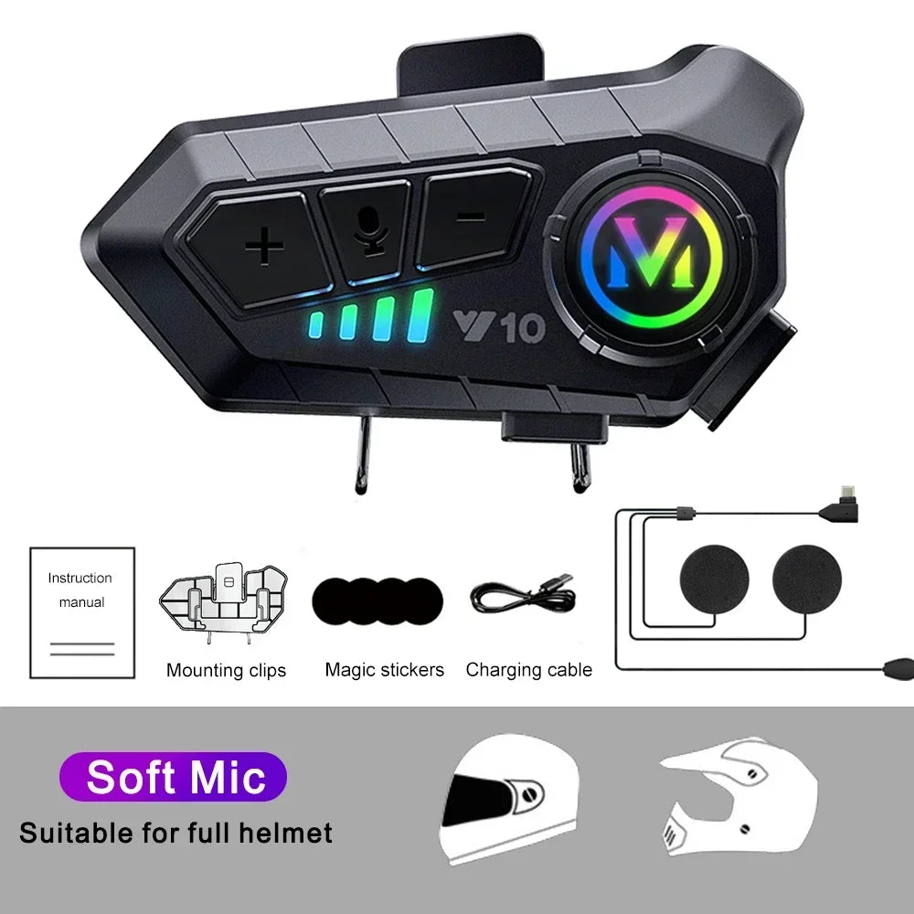 RideSync™ Pro Motorcycle Bluetooth Headset
