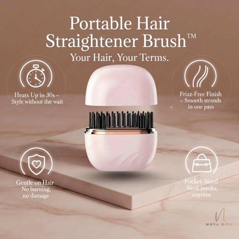 Portable Hair Straightener Brush™