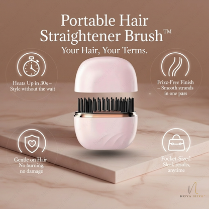 Portable Hair Straightener Brush™